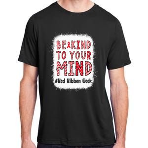 Bleached Be Kind To Your Mind Leopard Red Ribbon Week Adult ChromaSoft Performance T-Shirt