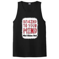 Bleached Be Kind To Your Mind Leopard Red Ribbon Week PosiCharge Competitor Tank