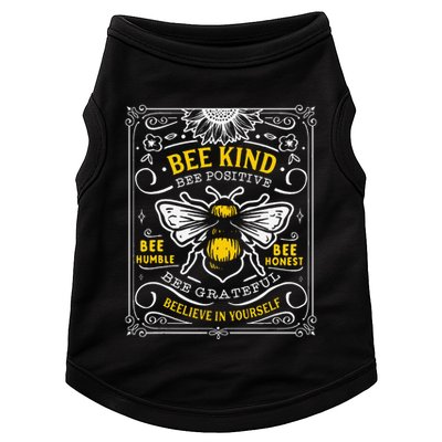 Bumblebee Bee Kind Bee Humble Save The Bees Cottage Core Doggie Tank