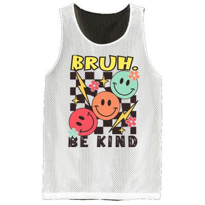 Bruh Be Kind Funny Orange Anti Bullying Unity Day Mesh Reversible Basketball Jersey Tank