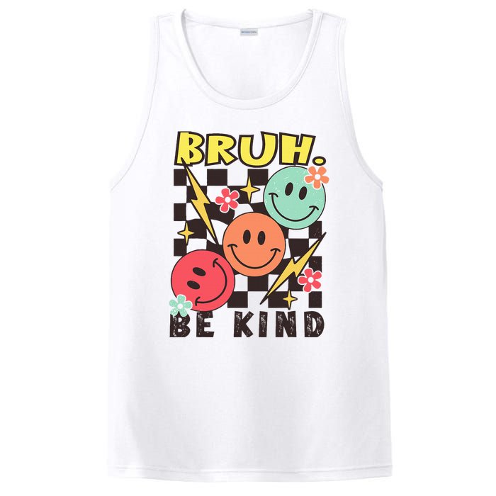 Bruh Be Kind Funny Orange Anti Bullying Unity Day PosiCharge Competitor Tank