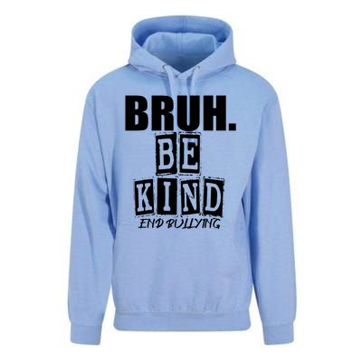 Bruh Be Kind Funny Orange Anti Bullying Unity Day Unisex Surf Hoodie