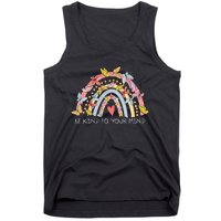 Butterflies Be Kind To Your Mind Rainbow Mental Health Tank Top