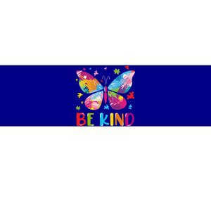 Butterfly Be Kind Autism Awareness Meaningful Gift Bumper Sticker