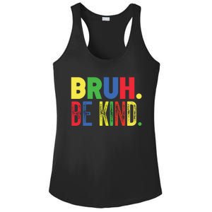 Bruh Be Kind Autism Awareness Support For Family And Cute Gift Ladies PosiCharge Competitor Racerback Tank