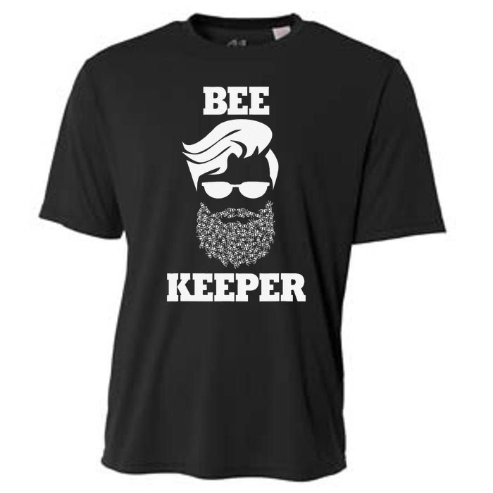 Beekeeper bee keeper funny bees beard Cooling Performance Crew T-Shirt