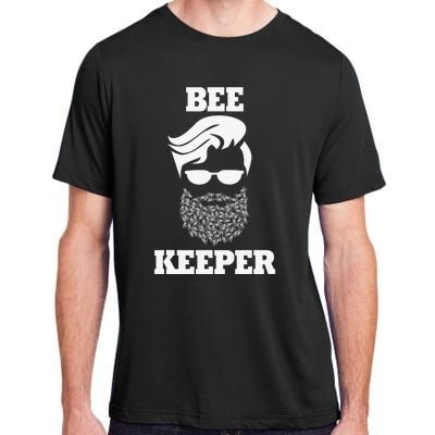 Beekeeper bee keeper funny bees beard Adult ChromaSoft Performance T-Shirt