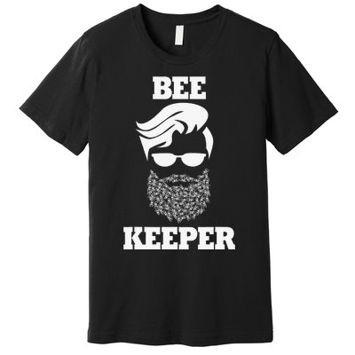 Beekeeper bee keeper funny bees beard Premium T-Shirt