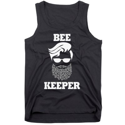 Beekeeper bee keeper funny bees beard Tank Top