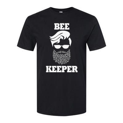 Beekeeper bee keeper funny bees beard Softstyle CVC T-Shirt