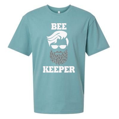 Beekeeper bee keeper funny bees beard Sueded Cloud Jersey T-Shirt