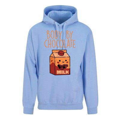 Body By Kawaii Chocolate Milk Drink Workout Chocolate Milk Unisex Surf Hoodie