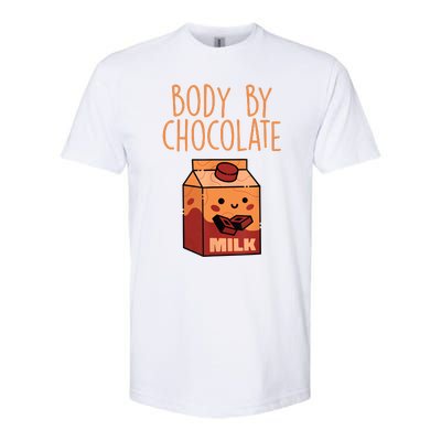 Body By Kawaii Chocolate Milk Drink Workout Chocolate Milk Softstyle CVC T-Shirt