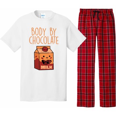 Body By Kawaii Chocolate Milk Drink Workout Chocolate Milk Pajama Set