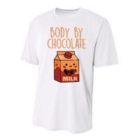 Body By Kawaii Chocolate Milk Drink Workout Chocolate Milk Performance Sprint T-Shirt