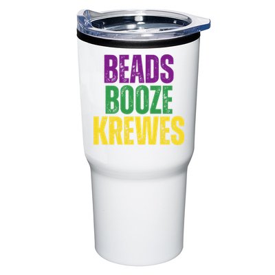 Beads Booze Krewes Mardi Gras Vintage Tumbler