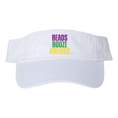 Beads Booze Krewes Mardi Gras Vintage Visor