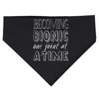 Becoming Bionic Knee Or Hip Joint Surgery Fun USA-Made Doggie Bandana