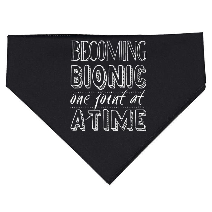 Becoming Bionic Knee Or Hip Joint Surgery Fun USA-Made Doggie Bandana