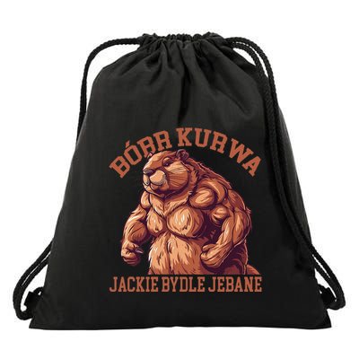 Bober Bobr Kurwa Drawstring Bag