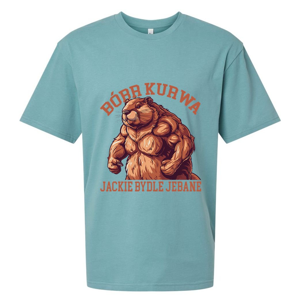 Bober Bobr Kurwa Sueded Cloud Jersey T-Shirt