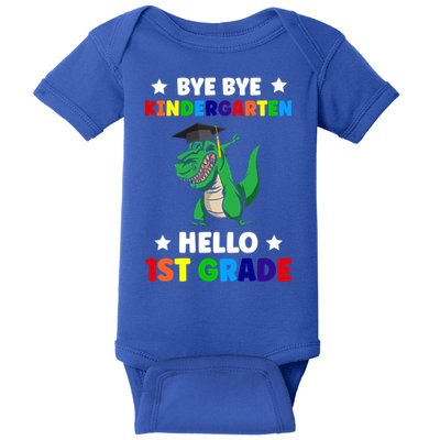 Bye Bye Kindergarten Hello 1St Grade 1St Grade Gift Baby Bodysuit