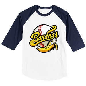 Banana Baseball Lover Cool Game Baseball Sleeve Shirt