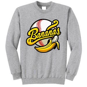 Banana Baseball Lover Cool Game Tall Sweatshirt