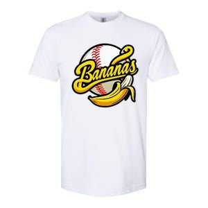 Banana Baseball Lover Cool Game Softstyle CVC T-Shirt