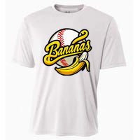 Banana Baseball Lover Cool Game Cooling Performance Crew T-Shirt