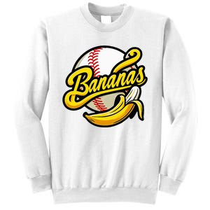 Banana Baseball Lover Cool Game Sweatshirt