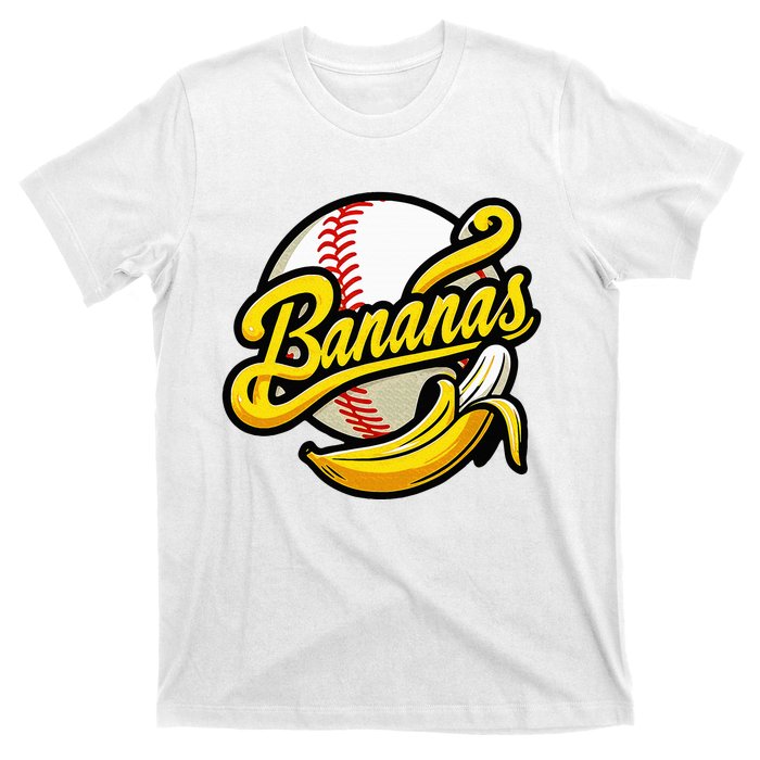 Banana Baseball Lover Cool Game T-Shirt