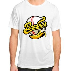 Banana Baseball Lover Cool Game Adult ChromaSoft Performance T-Shirt