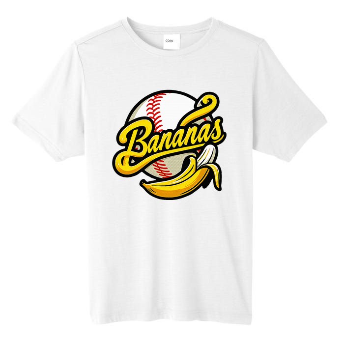 Banana Baseball Lover Cool Game Tall Fusion ChromaSoft Performance T-Shirt