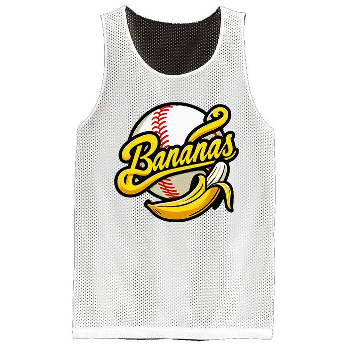 Banana Baseball Lover Cool Game Mesh Reversible Basketball Jersey Tank