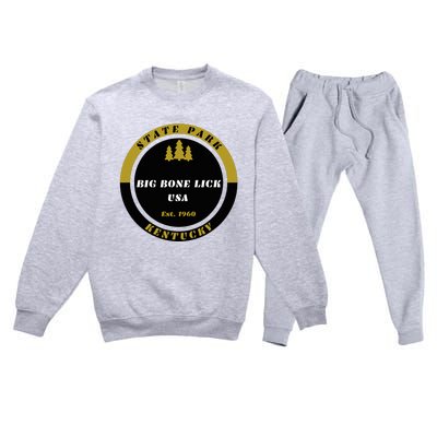 Big Bone Lick Park Kentucky Premium Crewneck Sweatsuit Set