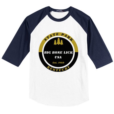 Big Bone Lick Park Kentucky Baseball Sleeve Shirt