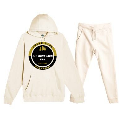 Big Bone Lick Park Kentucky Premium Hooded Sweatsuit Set