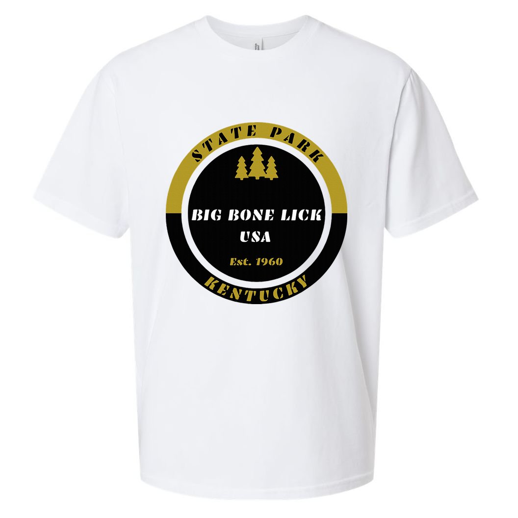 Big Bone Lick Park Kentucky Sueded Cloud Jersey T-Shirt