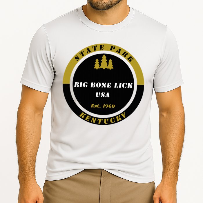 Big Bone Lick Park Kentucky Cooling Performance Crew T-Shirt