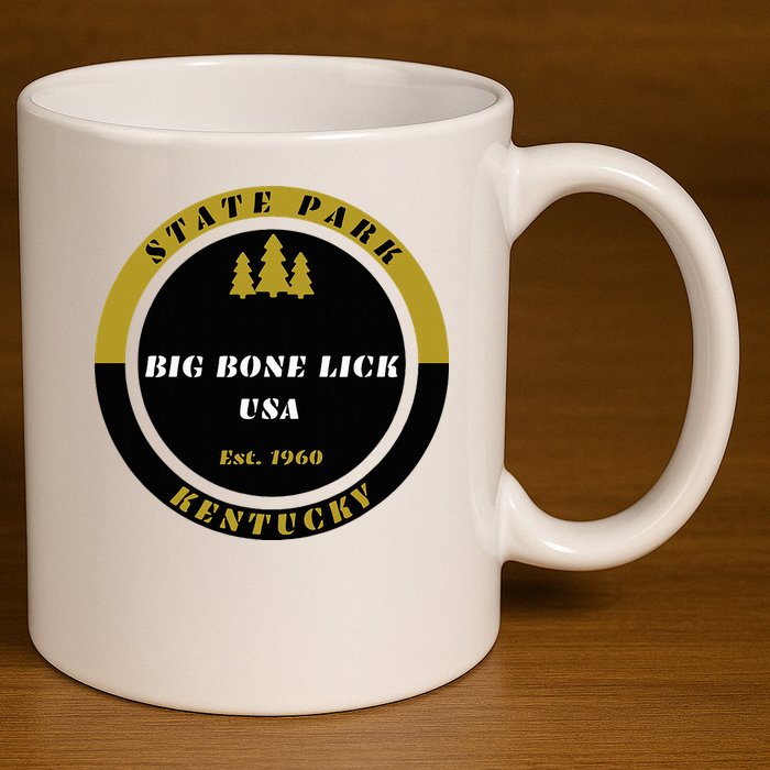 Big Bone Lick Park Kentucky 11oz C Handle Ceramic Mug