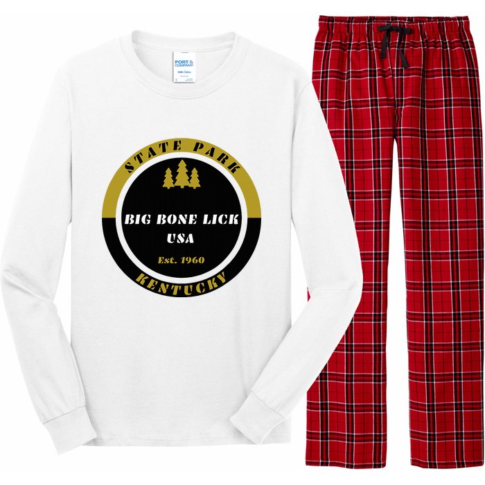 Big Bone Lick Park Kentucky Long Sleeve Pajama Set