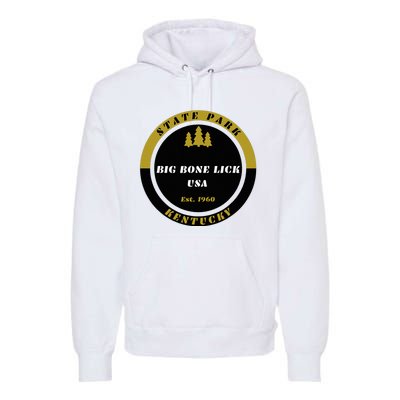 Big Bone Lick Park Kentucky Premium Hoodie