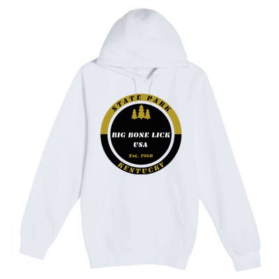 Big Bone Lick Park Kentucky Premium Pullover Hoodie