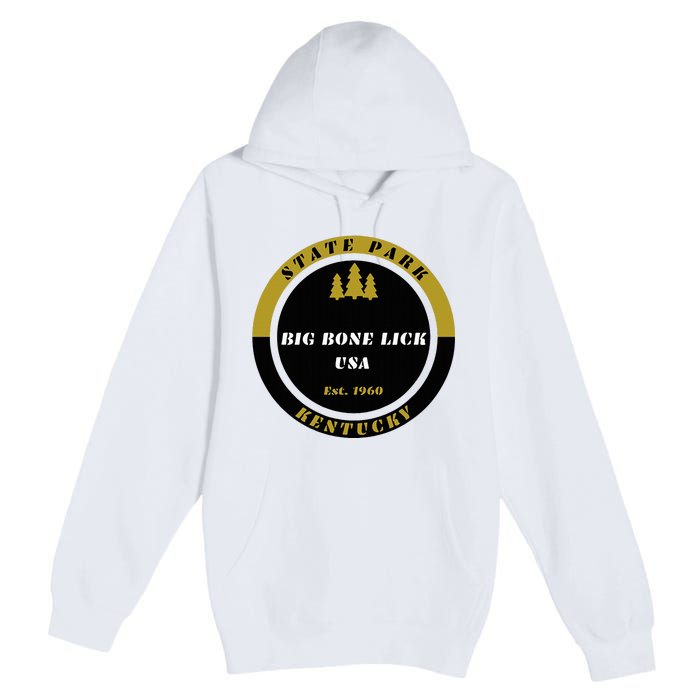 Big Bone Lick Park Kentucky Premium Pullover Hoodie