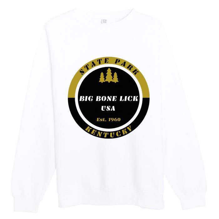 Big Bone Lick Park Kentucky Premium Crewneck Sweatshirt