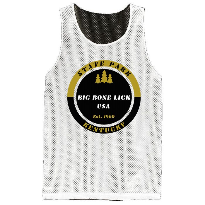 Big Bone Lick Park Kentucky Mesh Reversible Basketball Jersey Tank