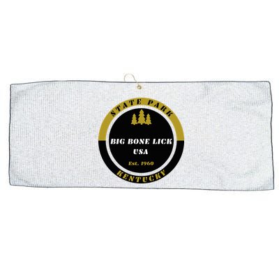 Big Bone Lick Park Kentucky Large Microfiber Waffle Golf Towel