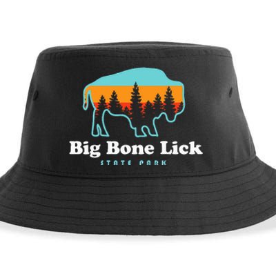 Big Bone Lick State Park Kentucky Bison Fossils Sustainable Bucket Hat