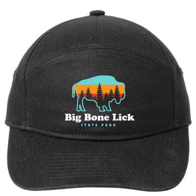 Big Bone Lick State Park Kentucky Bison Fossils 7-Panel Snapback Hat